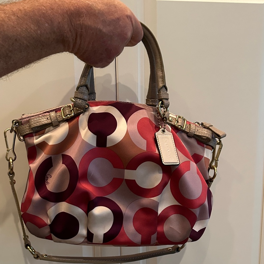 Coach Multicolor Patterned Satchel